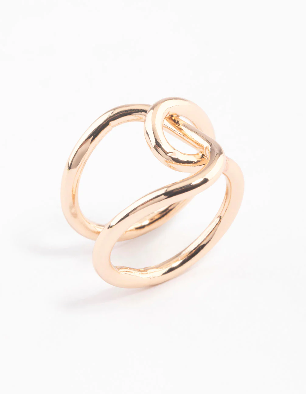 Gold Knotted Wrap Ring - Image 2