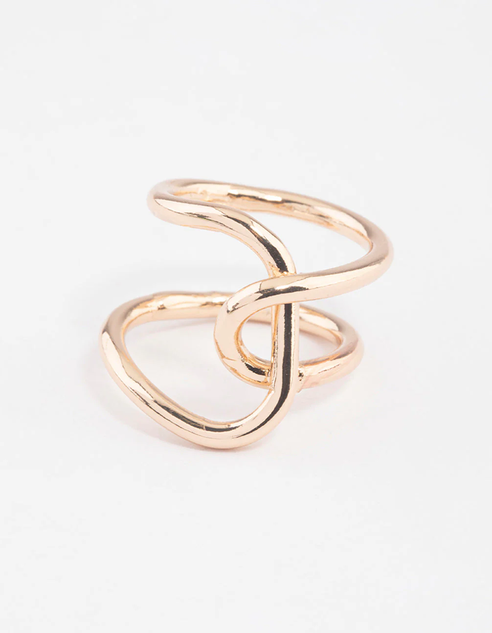 Gold Knotted Wrap Ring - Image 3