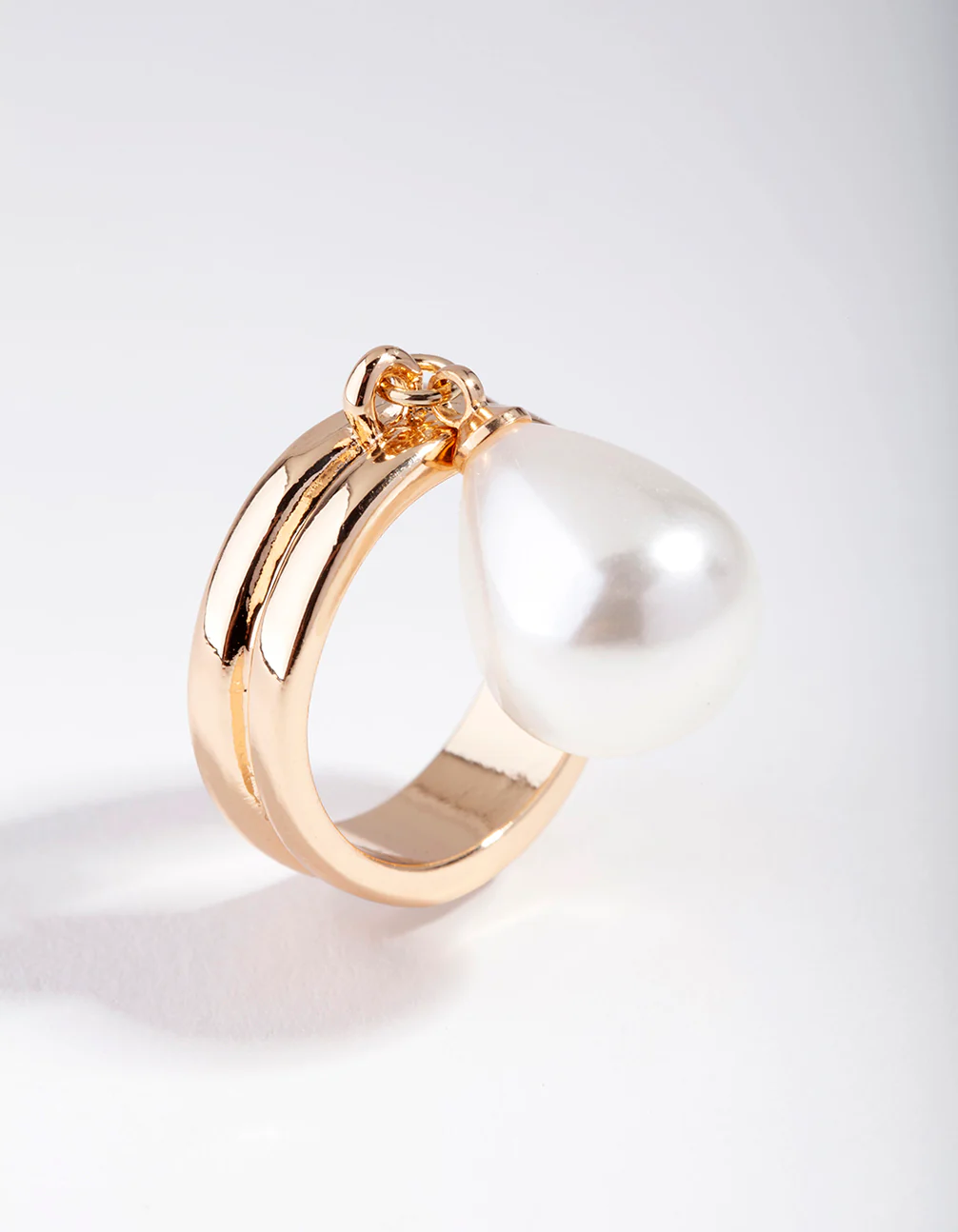Gold Pearly Charm Ring - Image 3