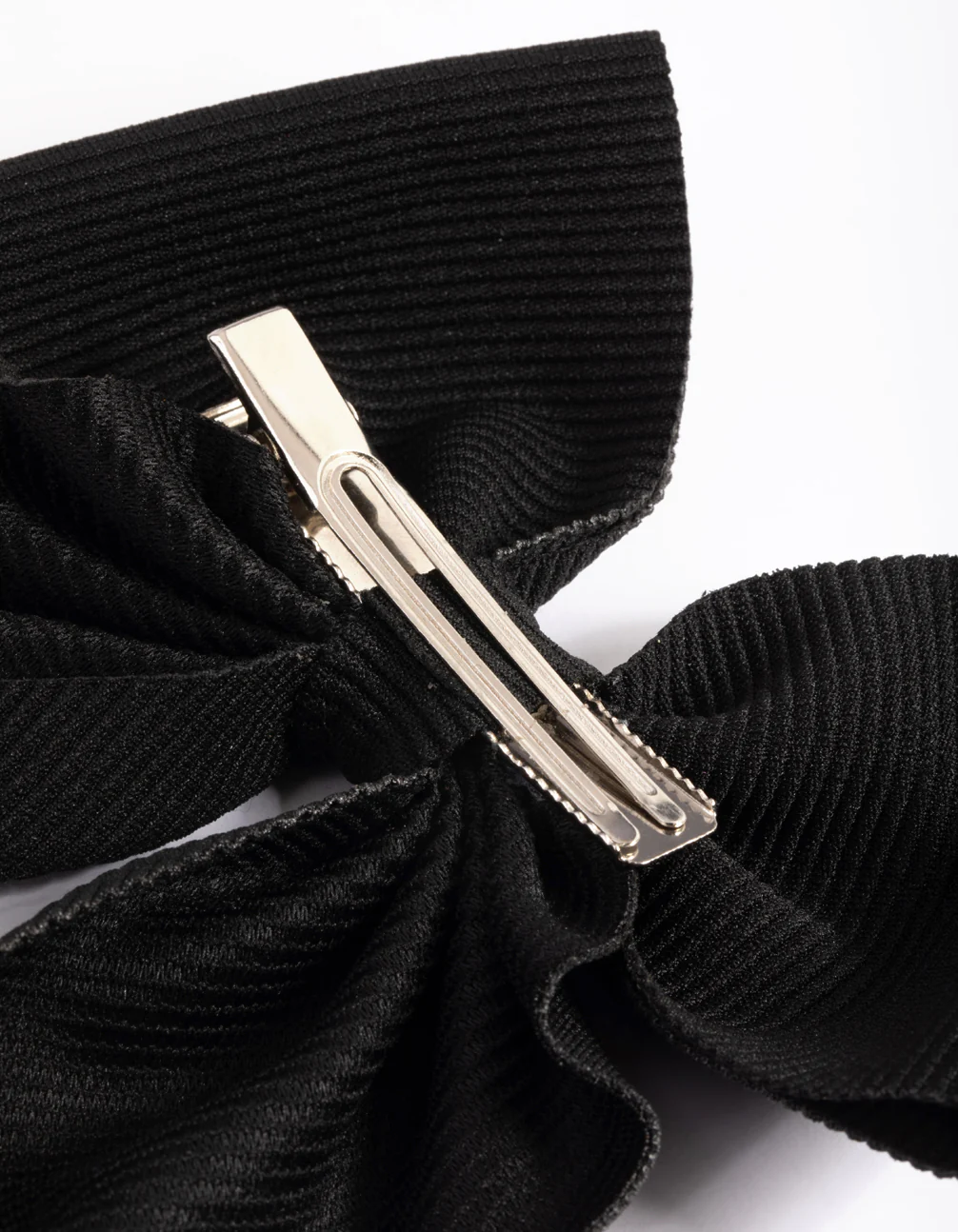 Black Pearl Bow Clip - Image 4