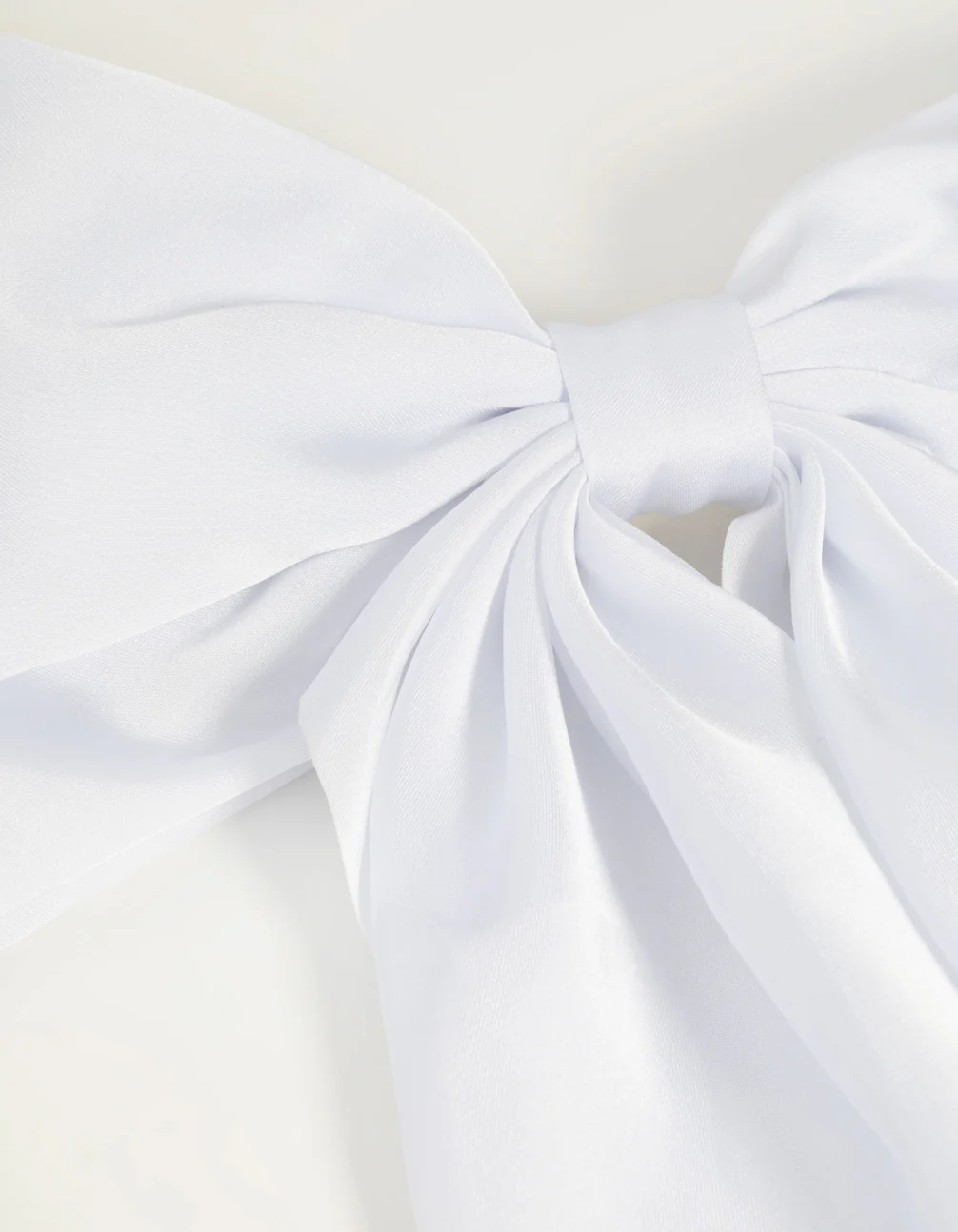 White Bow Clip - Image 2