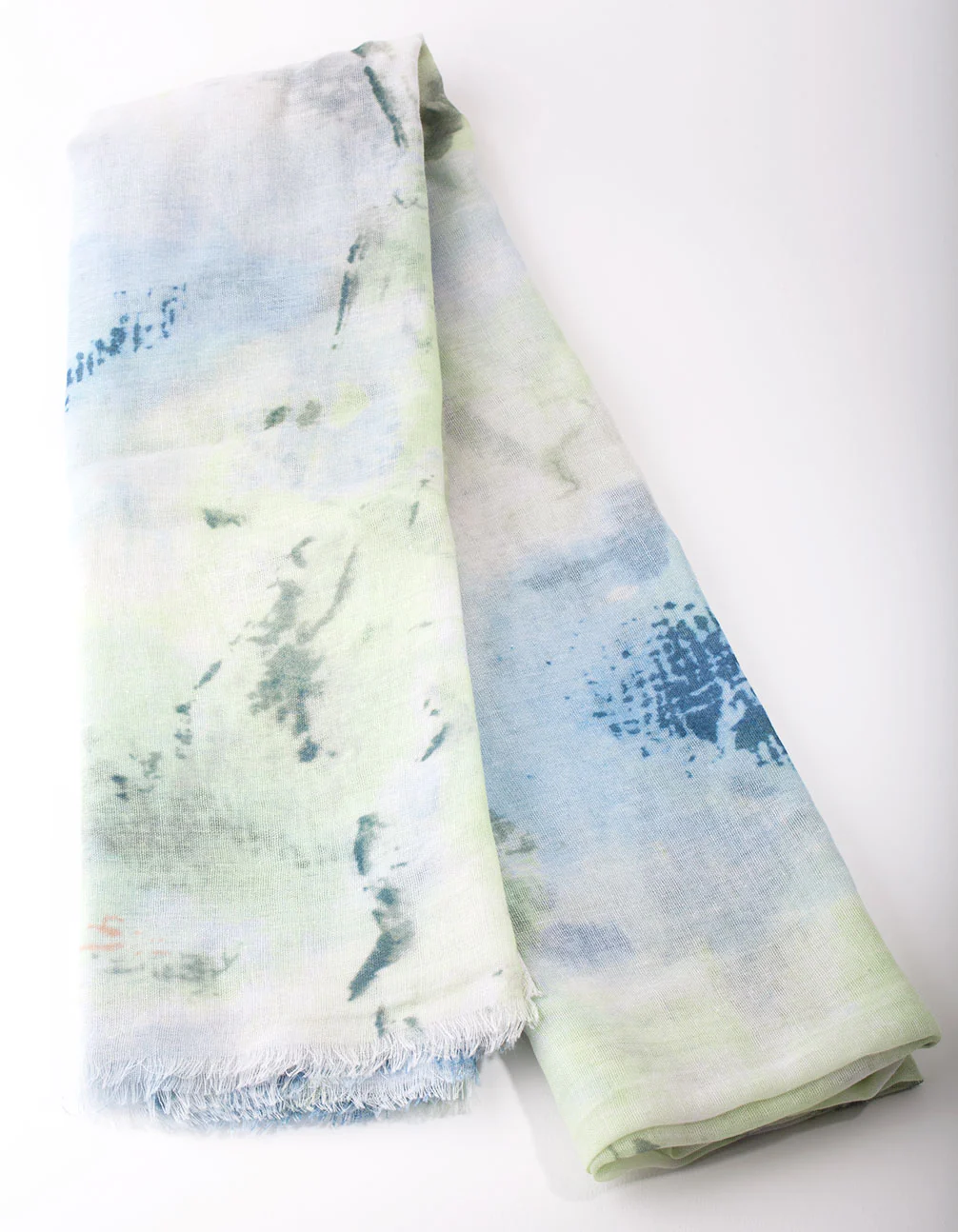 Watercolour Print Scarf - Image 2