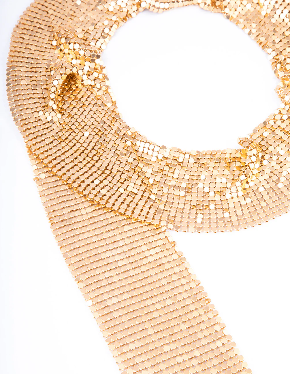 Gold Mesh Scarf - Image 2