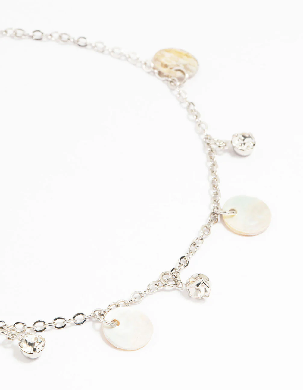 Silver Genuine Shell  Seahorse  Anklets 3-Pack - Image 3
