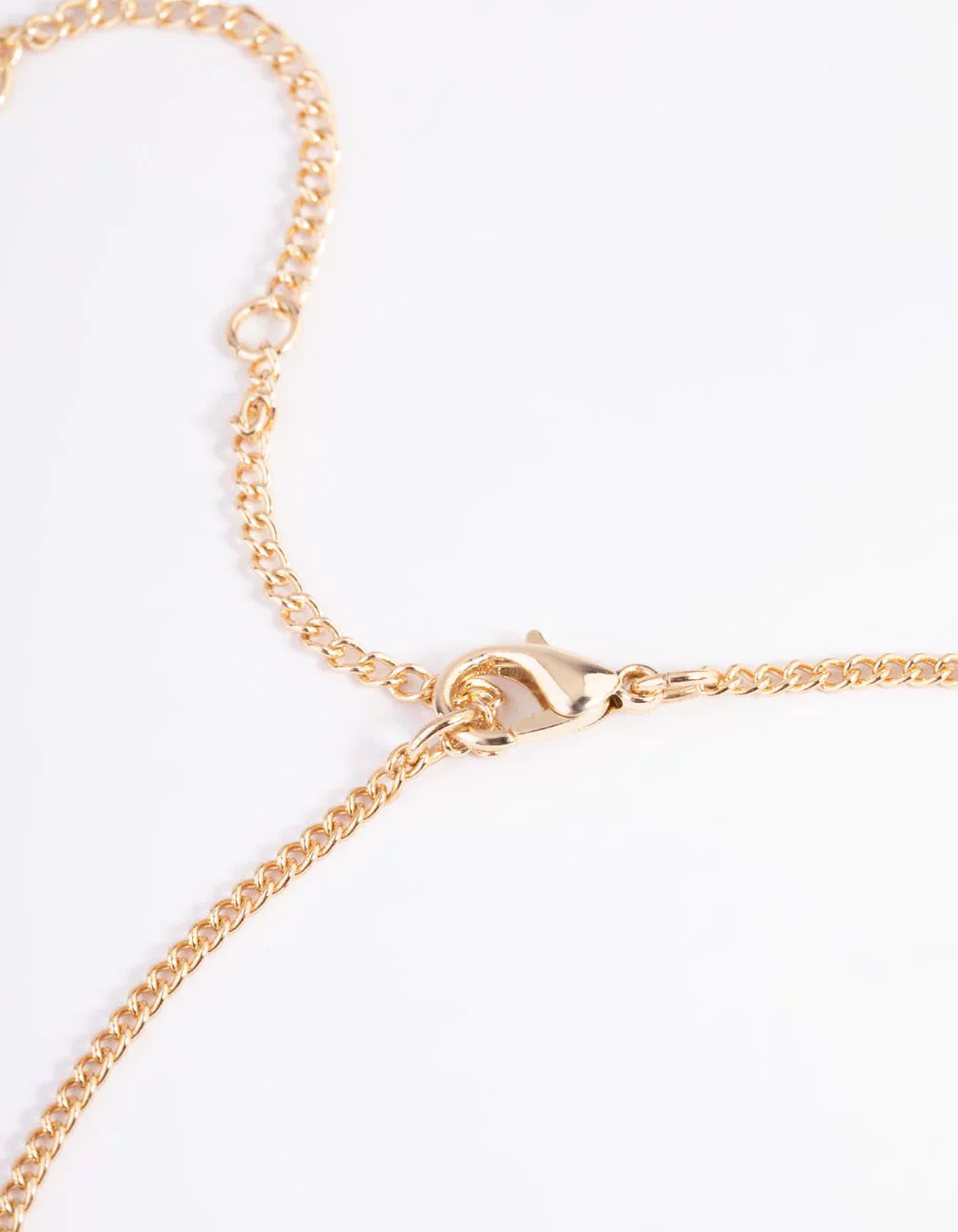 Gold Orange Wire Wrap Shard Necklace - Image 5
