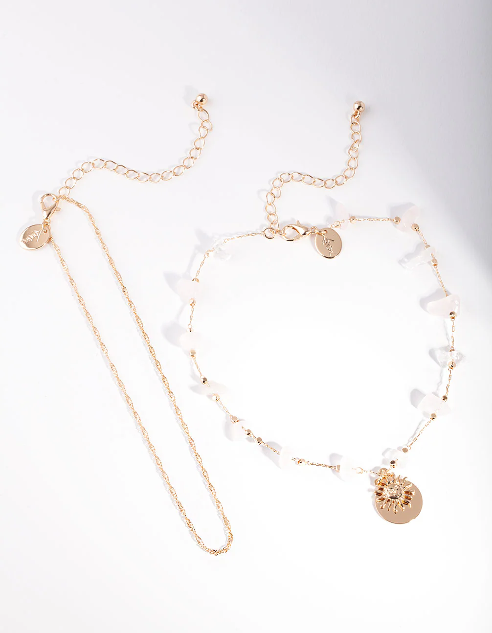 Gold Sun Rose Quartz Choker Pack - Image 2