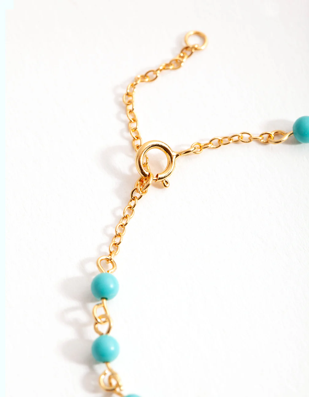 Gold Turquoise Evil Eye Bracelet - Image 3