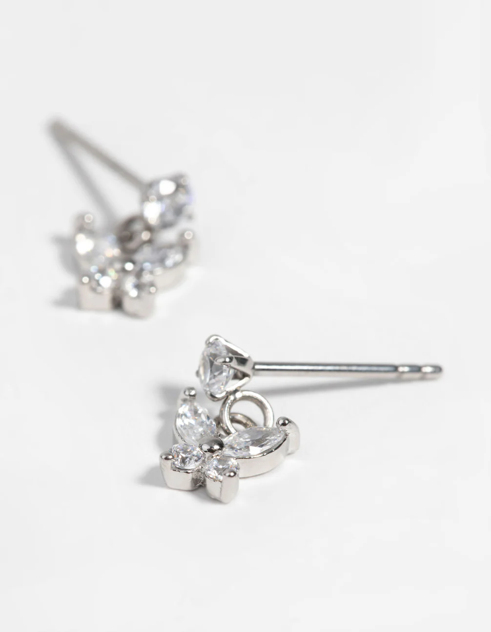 Surgical Steel Butterfly Stud Earrings - Image 3