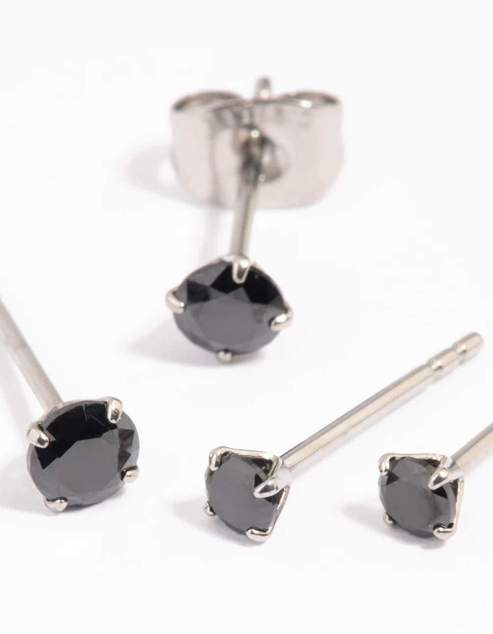 Surgical Steel Cubic Zirconia Stud Earring Pack - Image 3