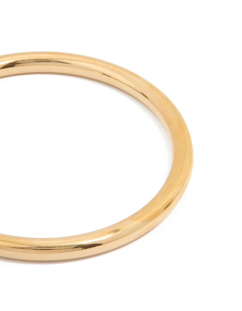 Waterproof Gold Plated Stainless Steel Statement Round Bangle - Image 4