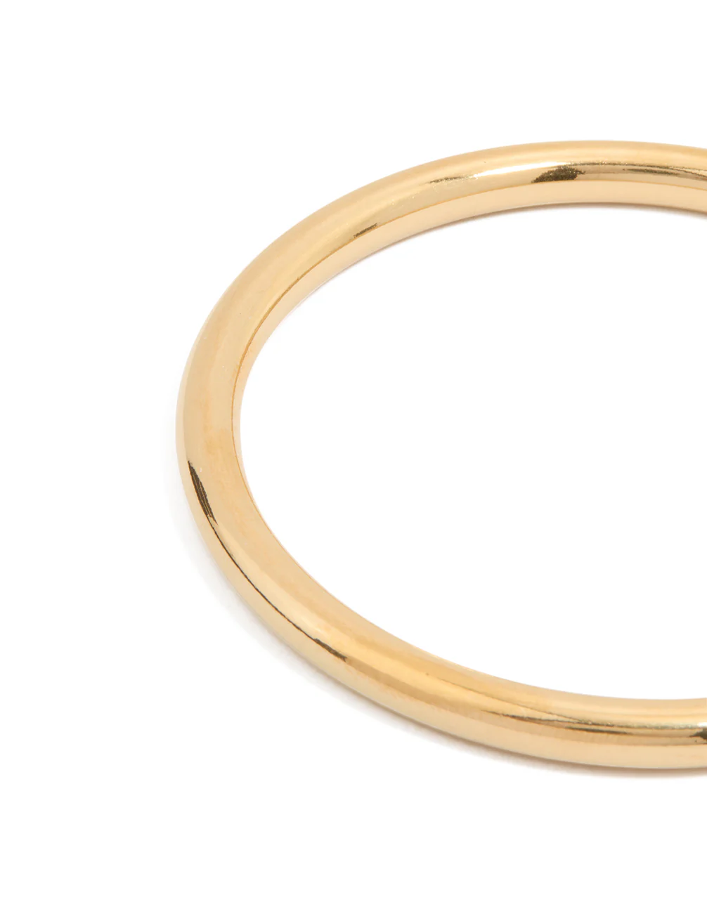 Waterproof Gold Plated Stainless Steel Statement Round Bangle - Image 5