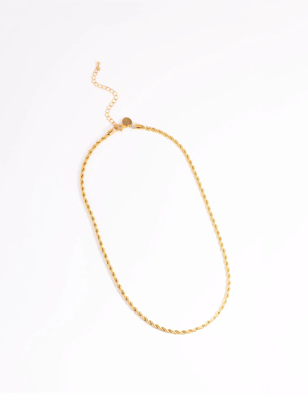 Waterproof Gold Plated Stainless Steel Thick Twist Chain Necklace - Image 4