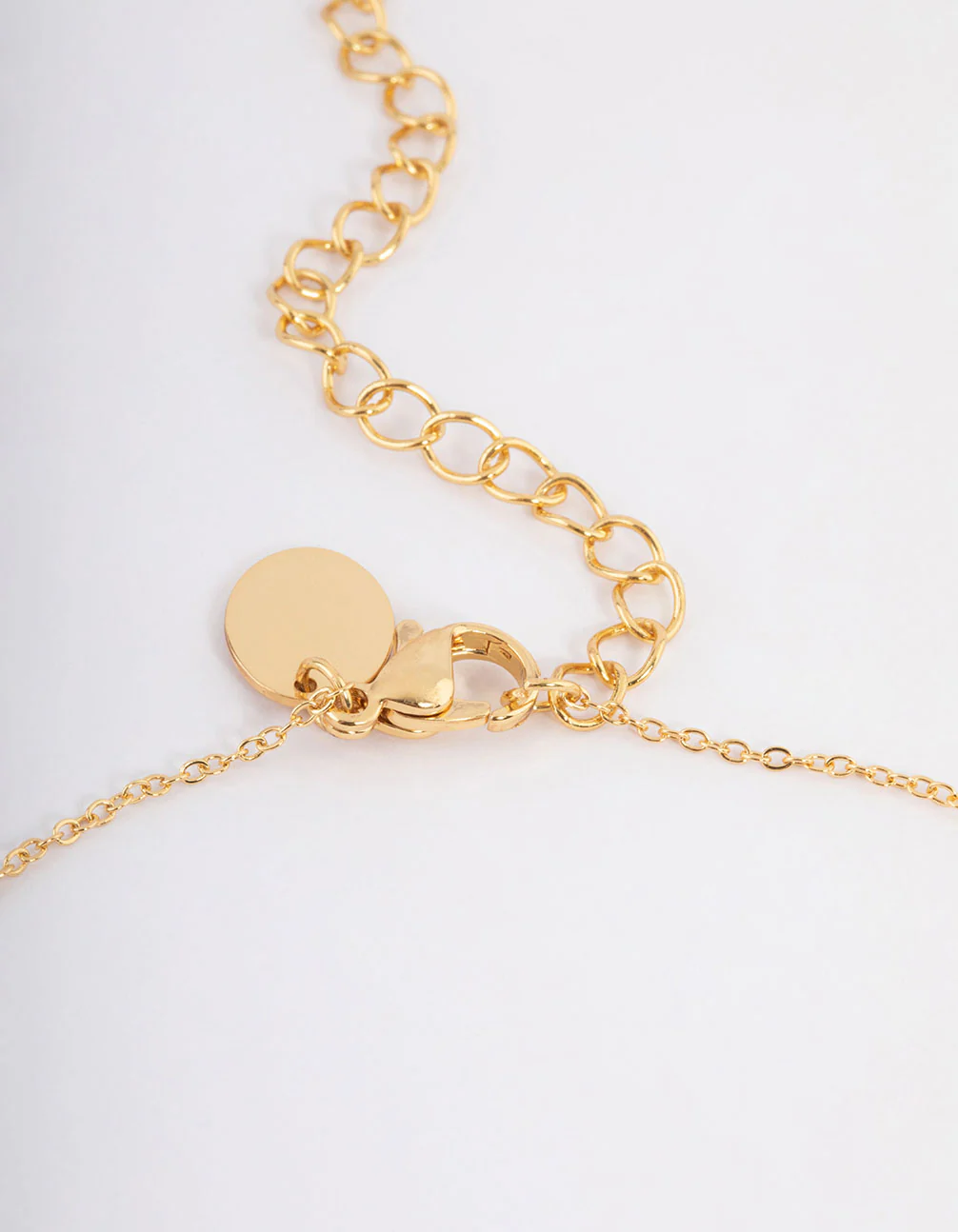 Waterproof Gold Plated Stainless Steel Vintage Rounded Pendant Necklace - Image 3