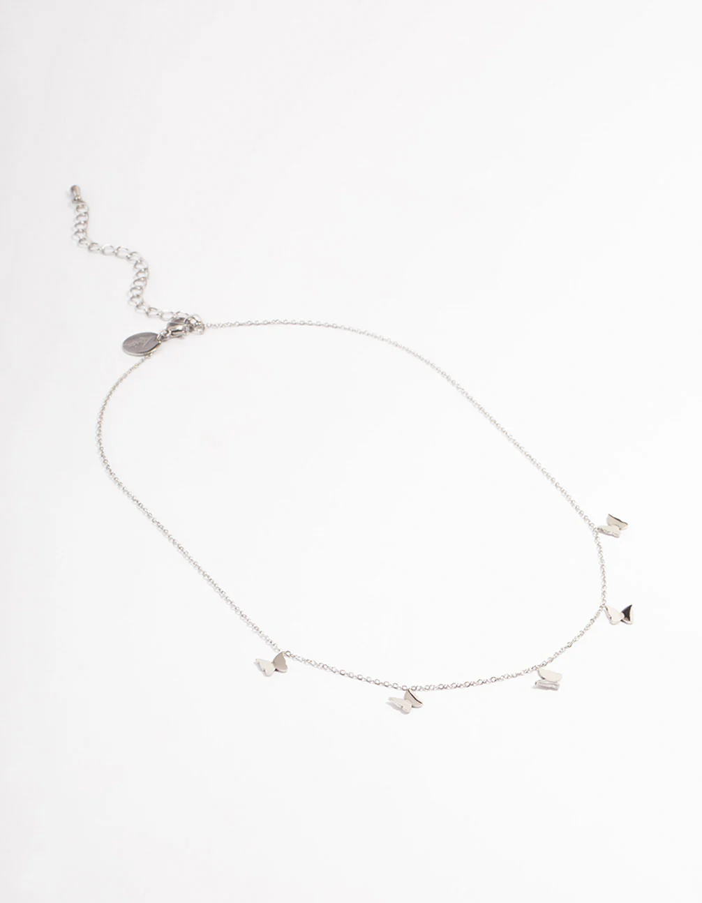 Waterproof Stainless Steel Butterfly Charm Necklace - Image 2