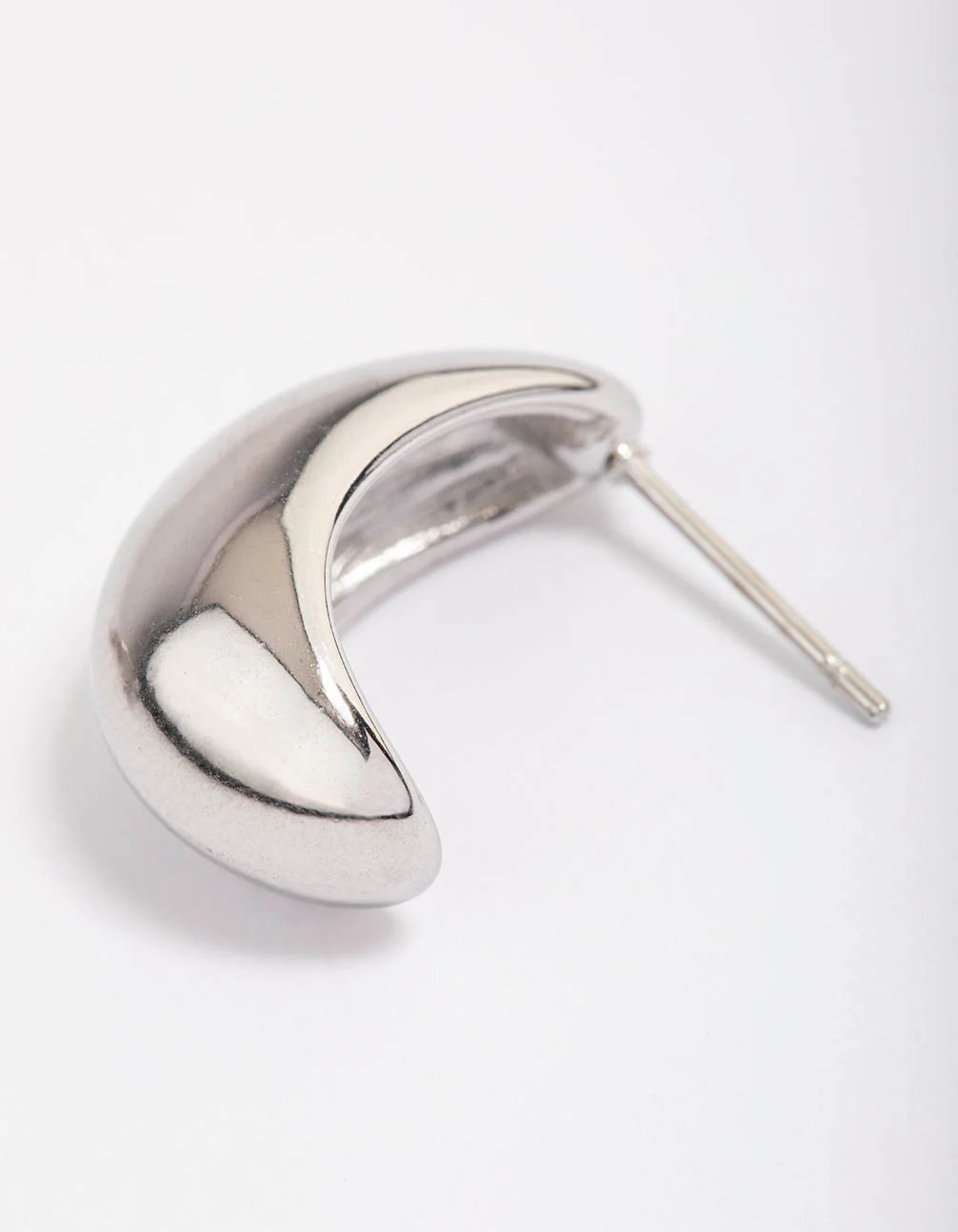 Waterproof Stainless Steel Small Bubble Hoop Earrings - Image 5