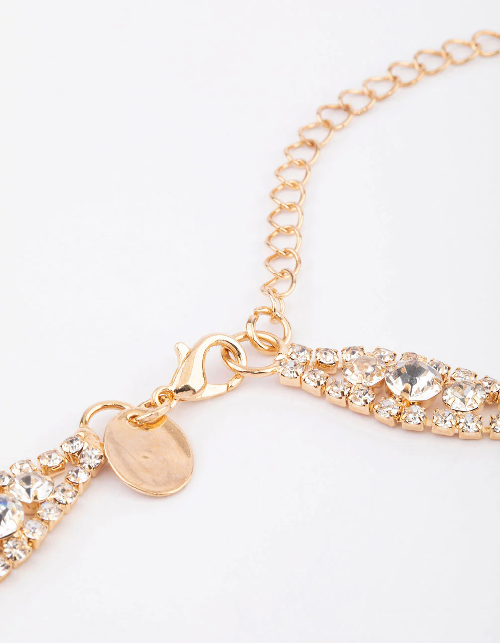 Gold Diamante Evil Eye Detailed Belt - Image 3