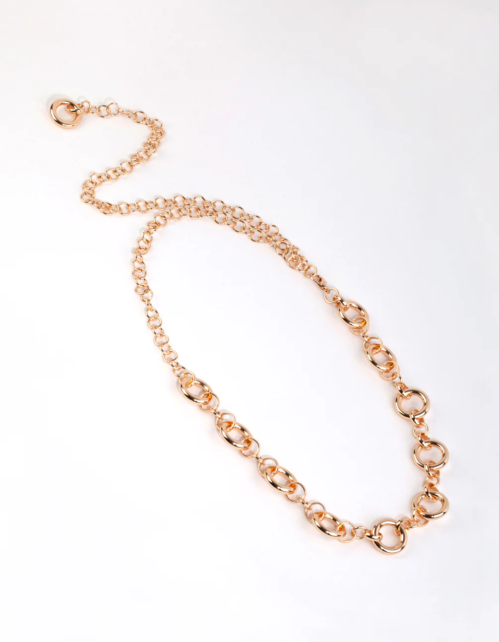 Gold Circle Detail Chain Belt - Image 2