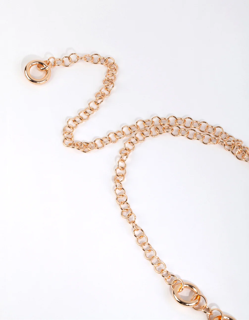 Gold Circle Detail Chain Belt - Image 3