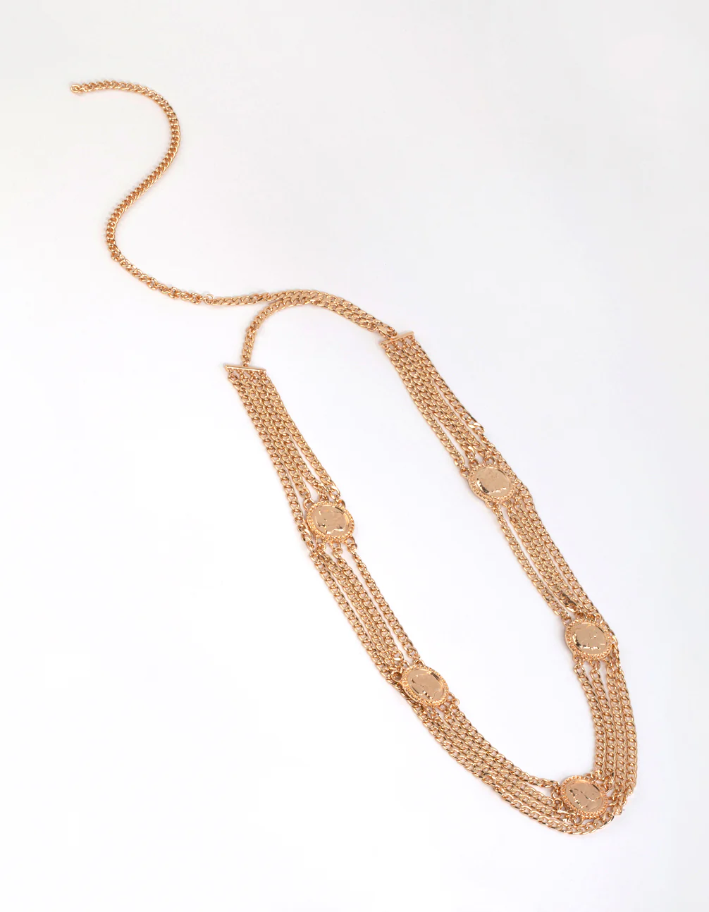 Gold Coin Layered Chain Belt - Image 2