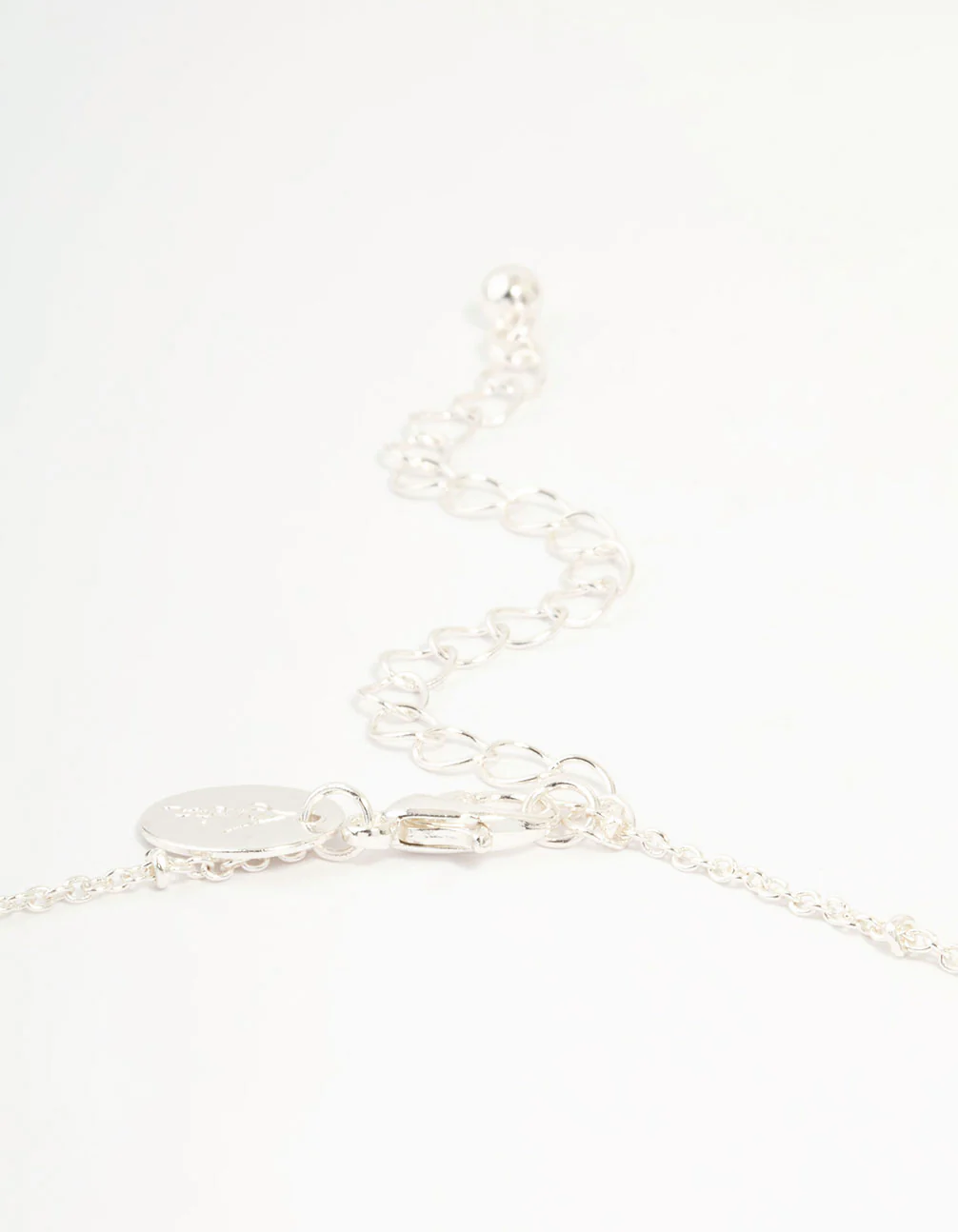Silver Ball Chain O Ring Necklace - Image 5