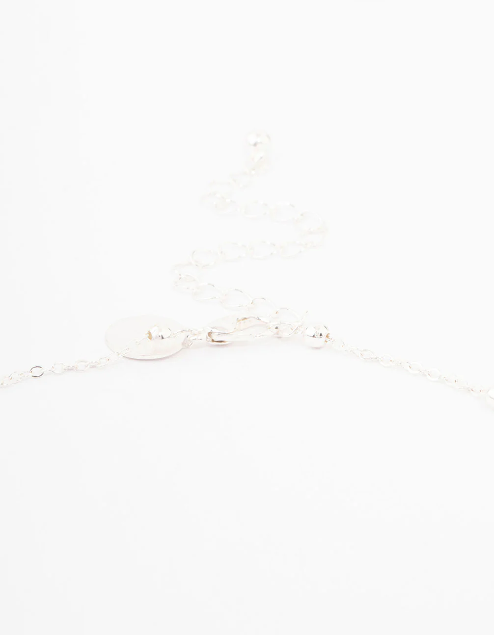 Silver Beaded Cross Jewellery Set - Image 3