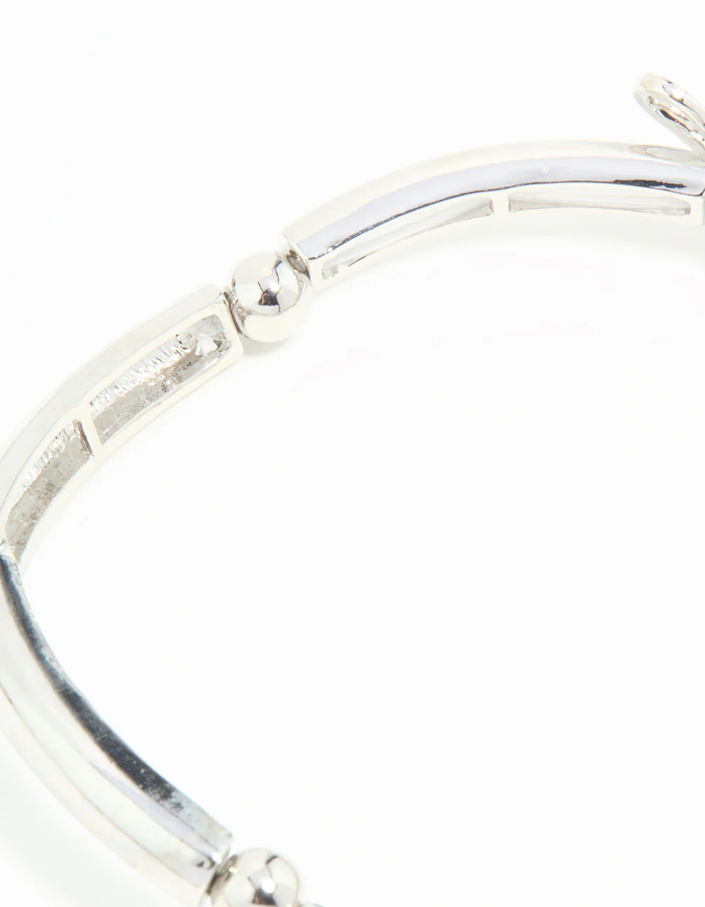 Silver Bow Stretch Bracelet - Image 3