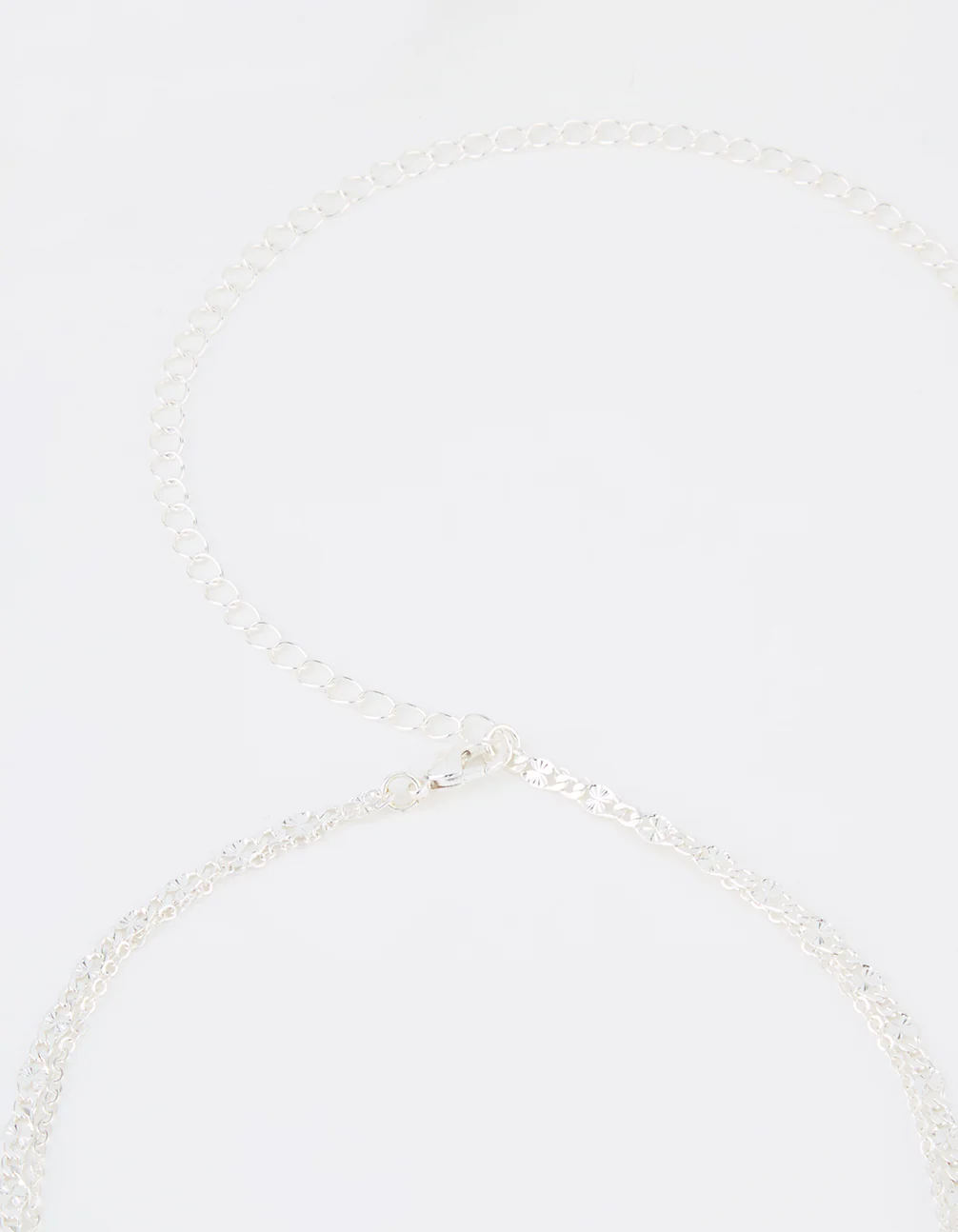 Silver Butterfly Layered Waist Chain - Image 3