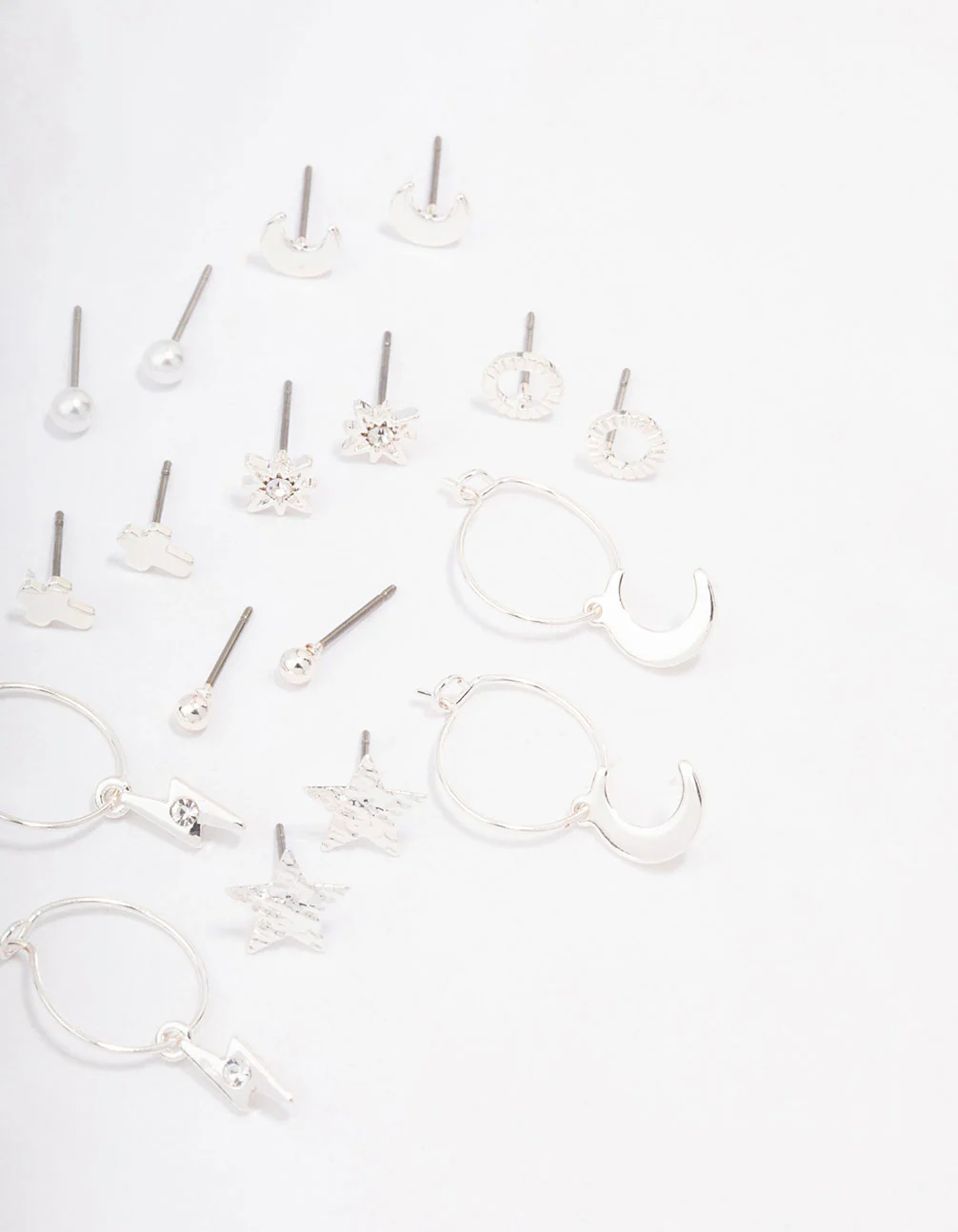 Silver Celestial Cross Earring 12-Pack - Image 3
