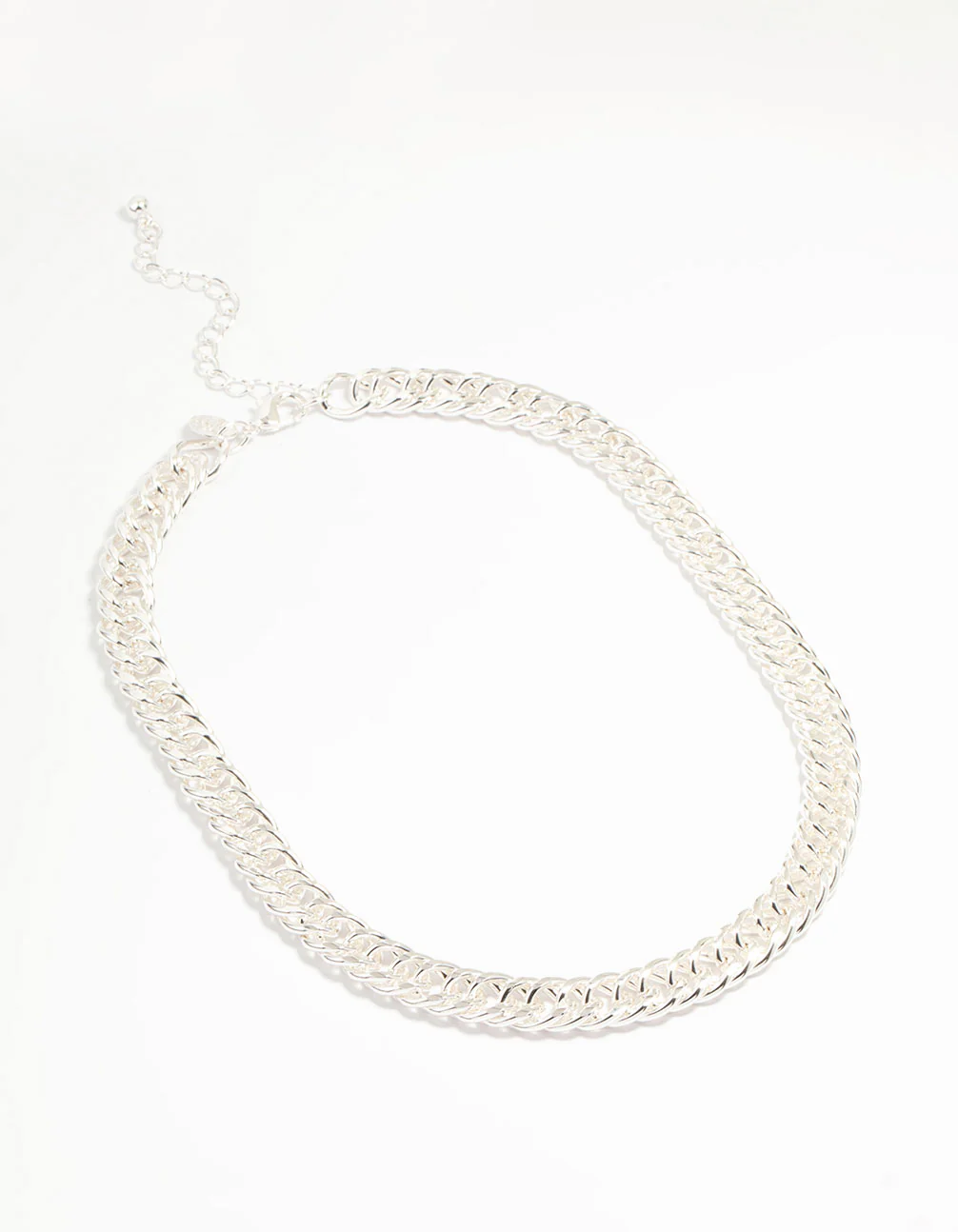 Silver Chain Large Necklace - Image 4