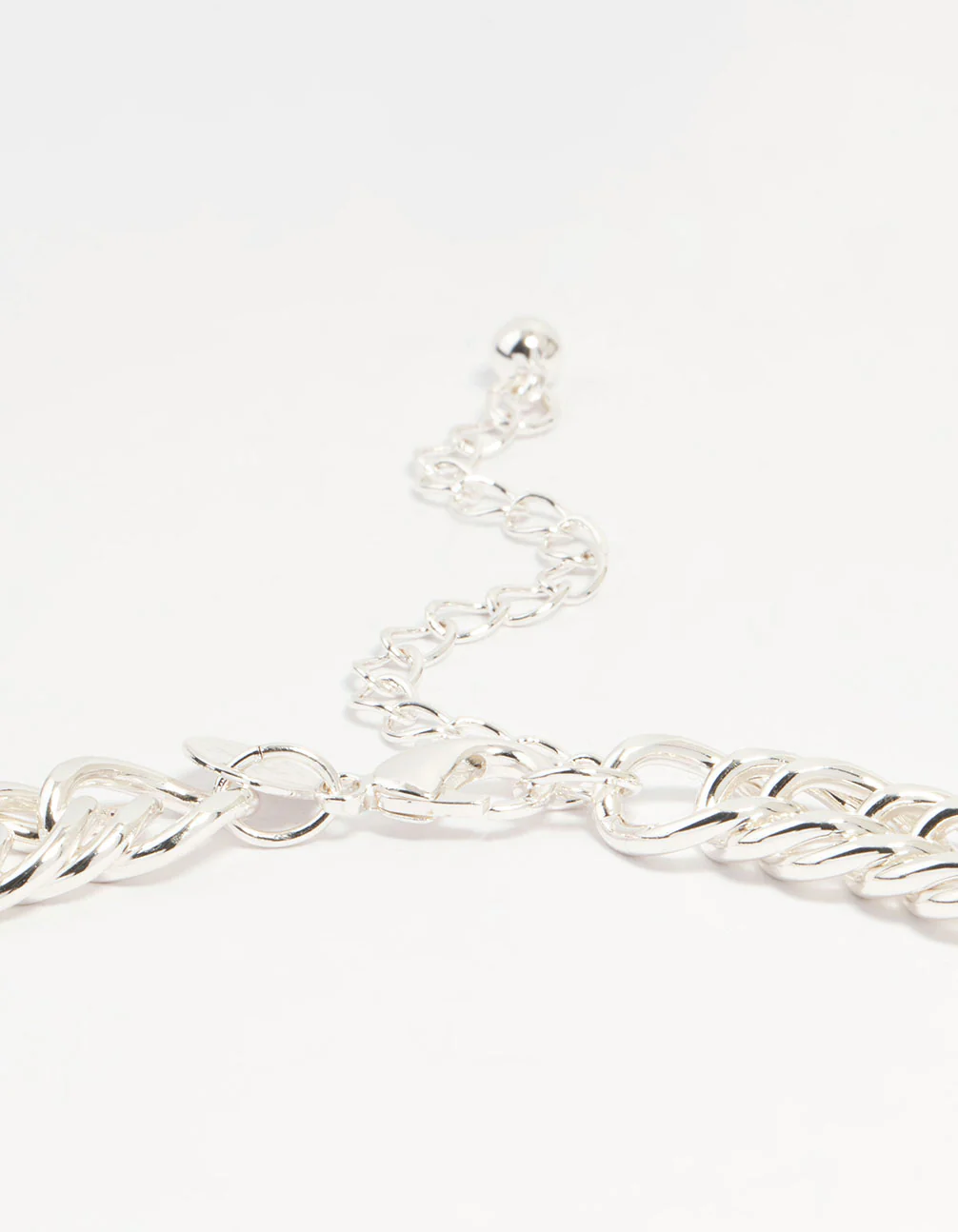 Silver Chain Large Necklace - Image 5