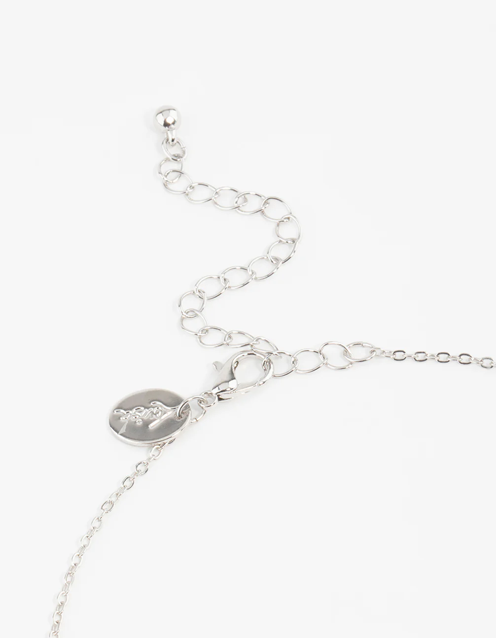 Silver Cross Charm Necklace - Image 3