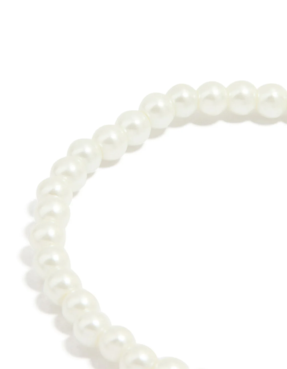 Silver Cubic Zirconia Center Flower Stretch Bracelet - Image 3