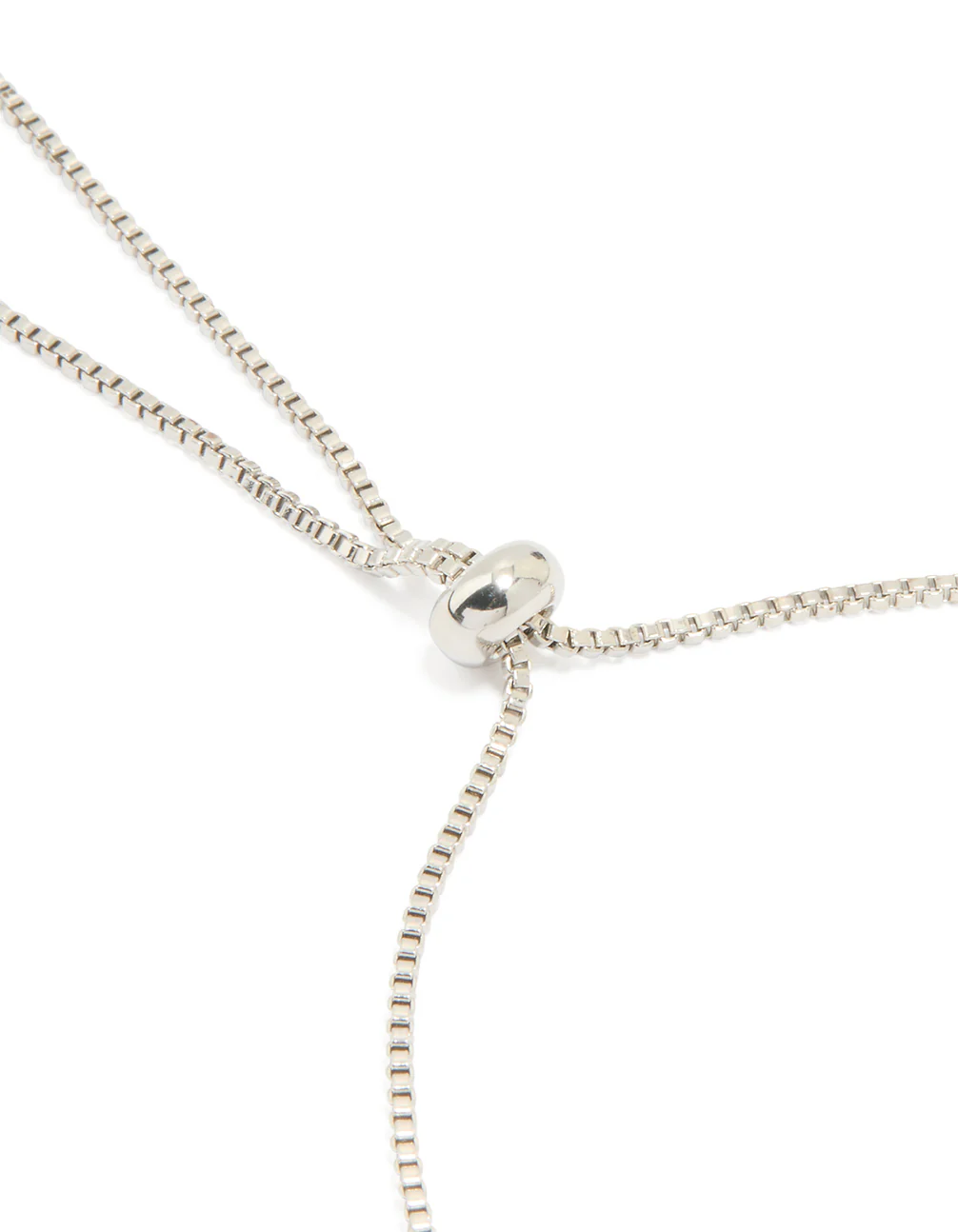 Silver Cubic Zirconia Infinity Toggle Bracelet - Image 3