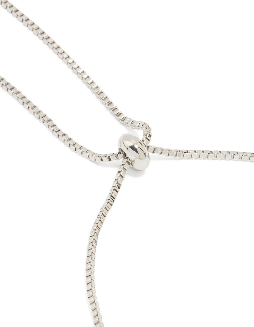 Silver Cubic Zirconia Marquise Toggle Bracelet - Image 3
