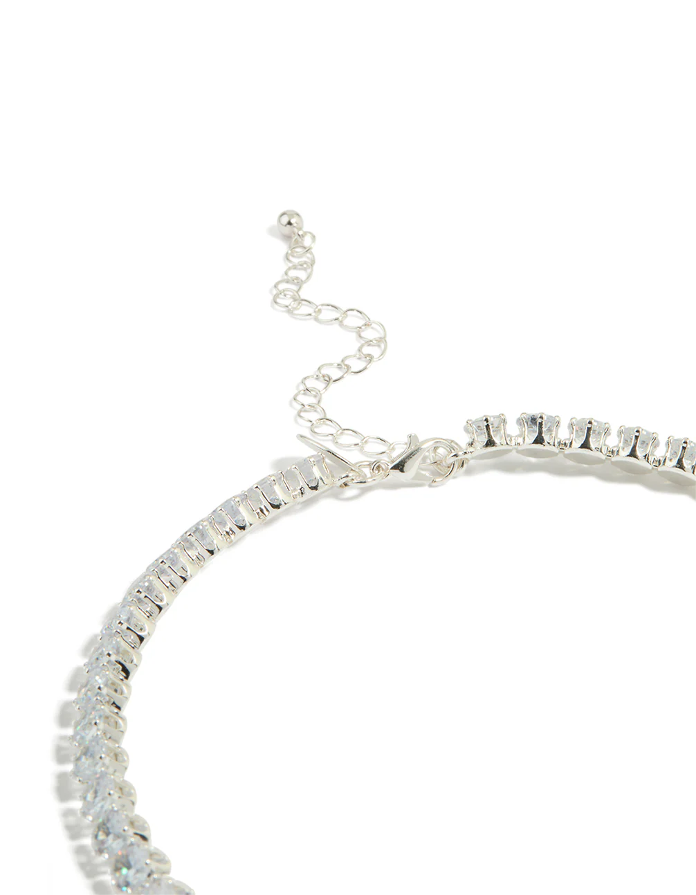 Silver Cubic Zirconia Navette Tennis Set - Image 3