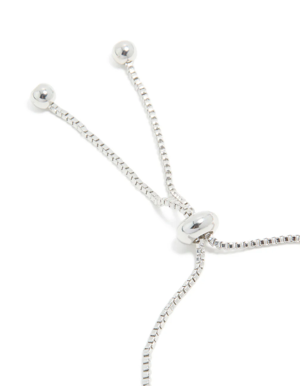 Silver Cubic Zirconia Statement Flower Toggle Bracelet - Image 5