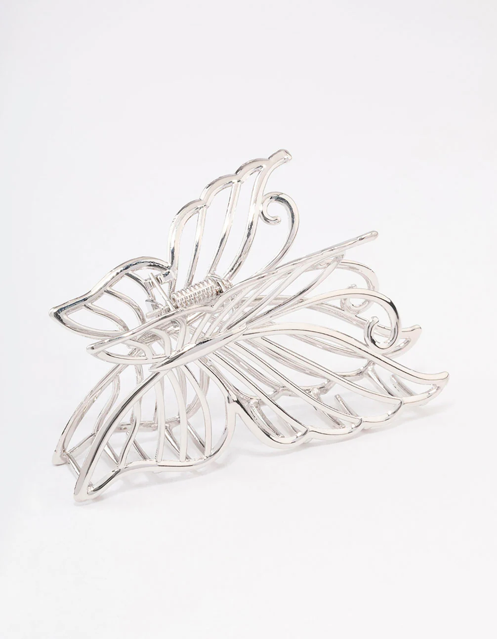 Silver Detail Butterfly Hair Claw Clip - Image 2