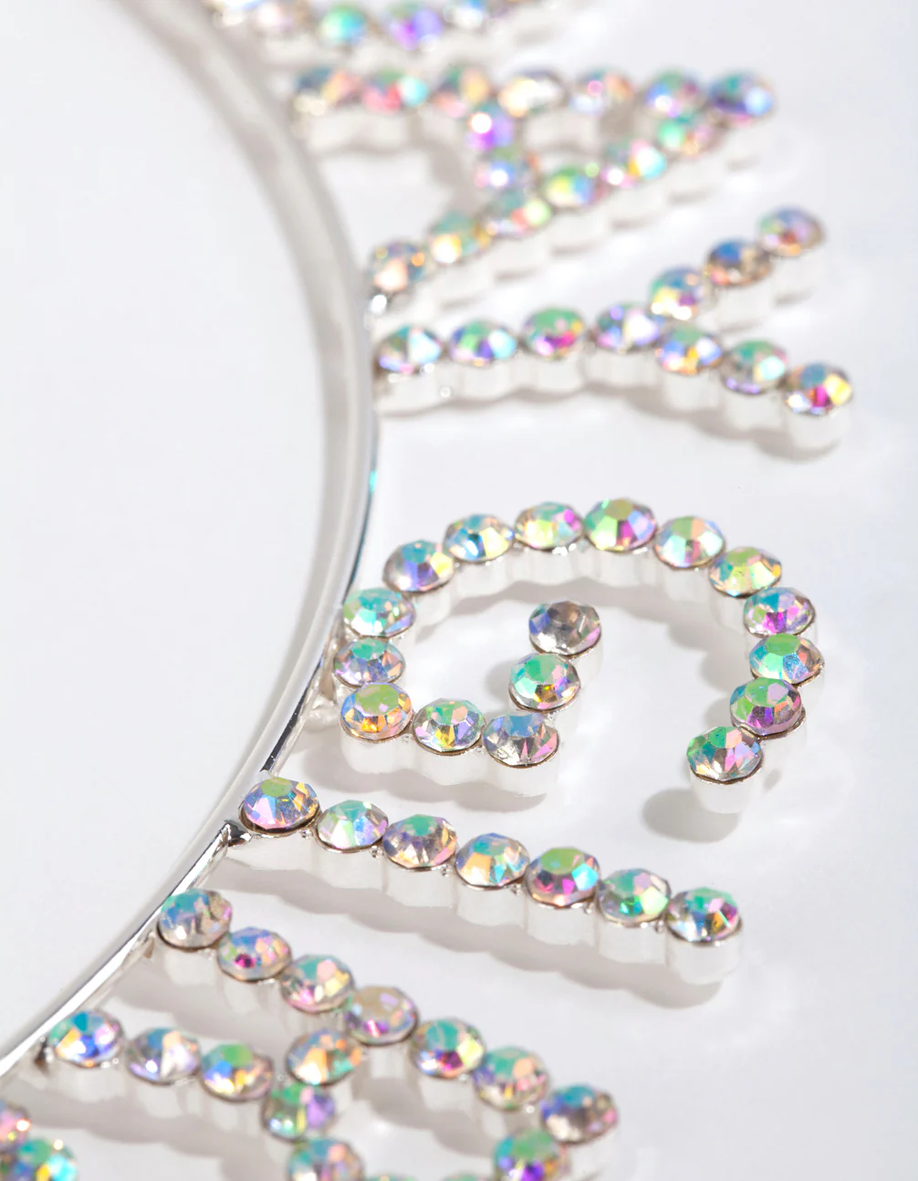 Kids Silver Diamante Birthday Tiara - Image 3