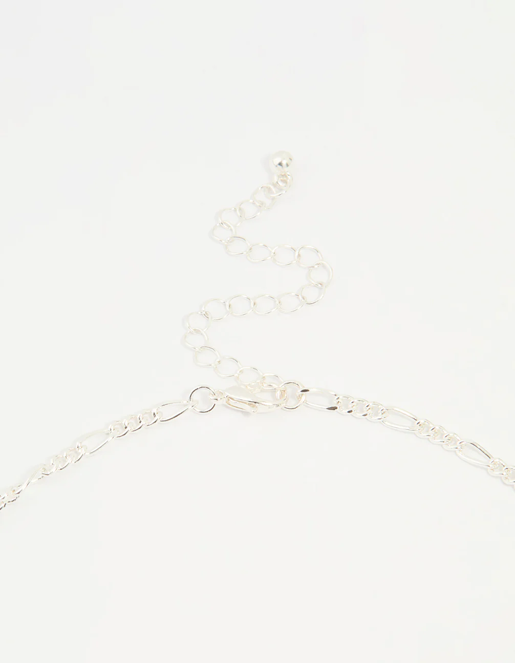 Silver Diamante Collar Statement Necklace - Image 3