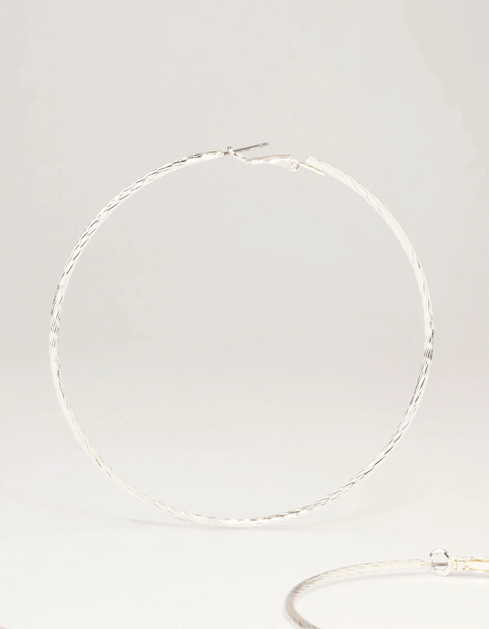 Silver Diamante Hoop Earrings 3-Pack - Image 3