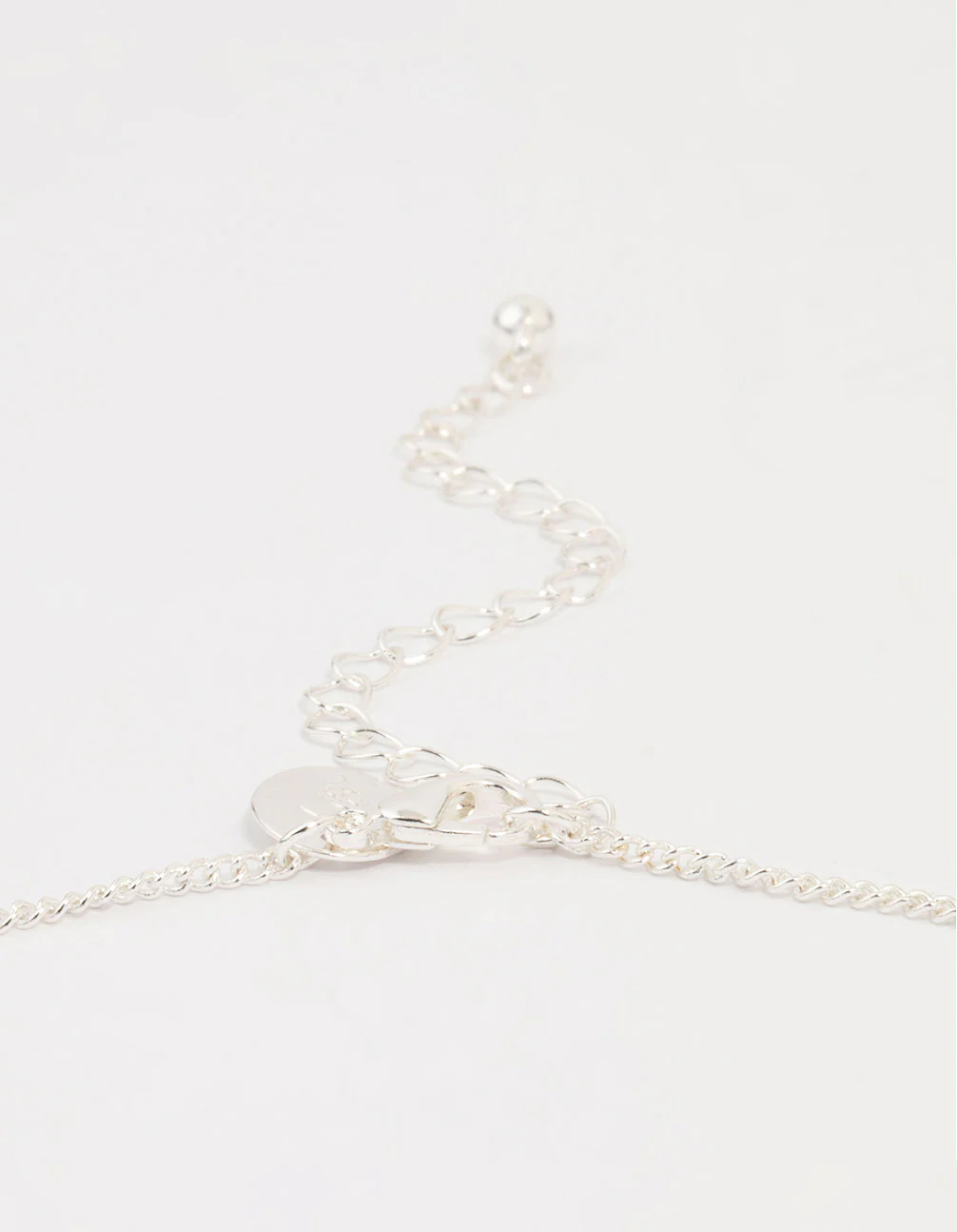 Silver Diamante Planet Pendant Necklace - Image 5