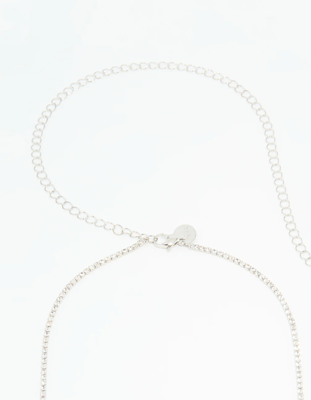 Silver Diamante Waist Chain - Image 3