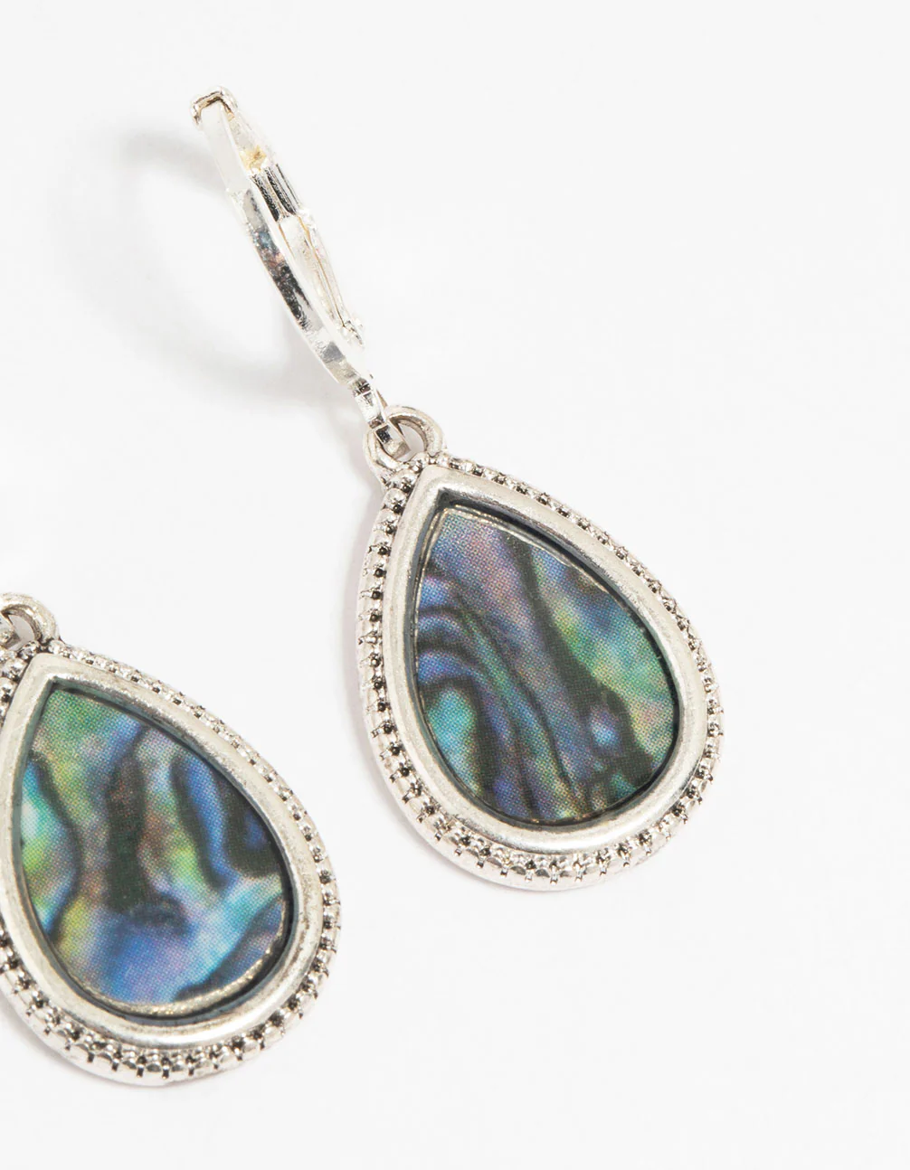 Silver Etched Drop & Stud Earrings 5-Pack - Image 3