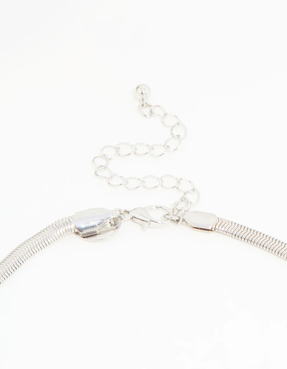 Silver Mega Heart Chain Necklace - Image 5