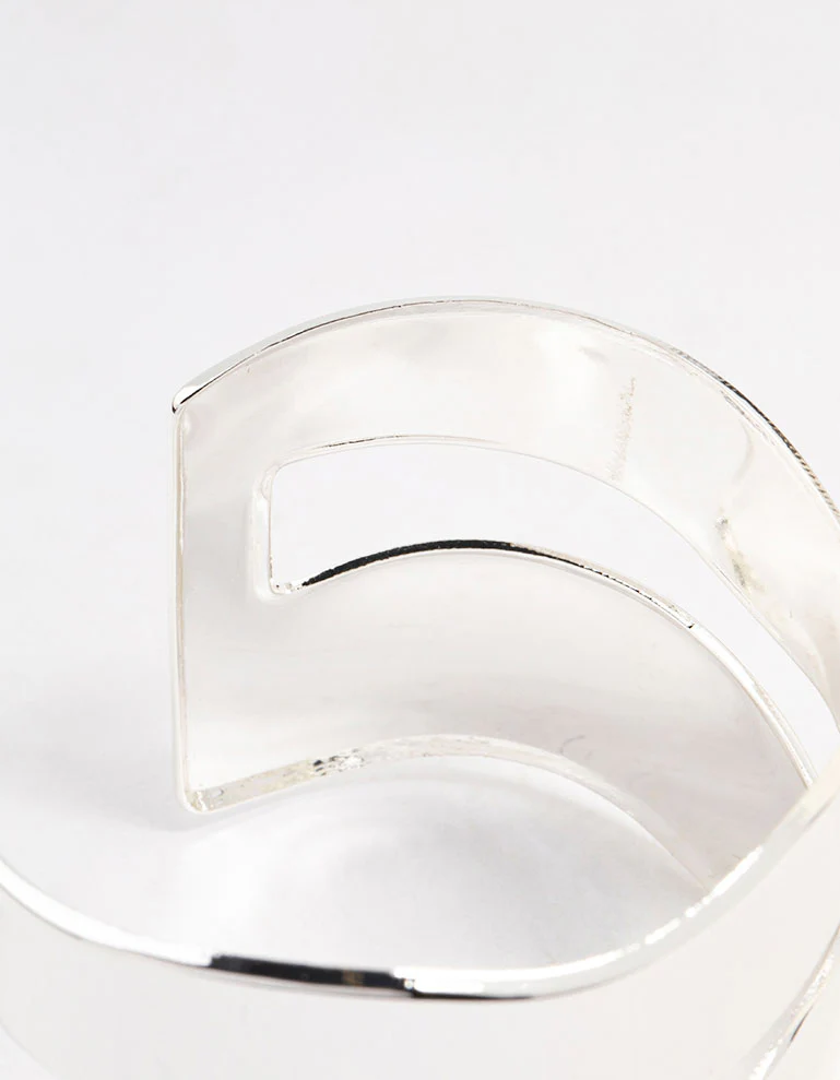 Silver Molten Double Wrist Cuff - Image 3