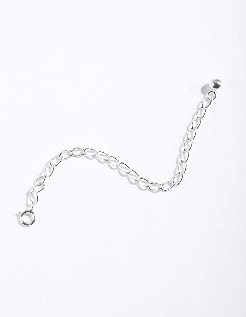 Silver Extension Chain Necklace - Image 2