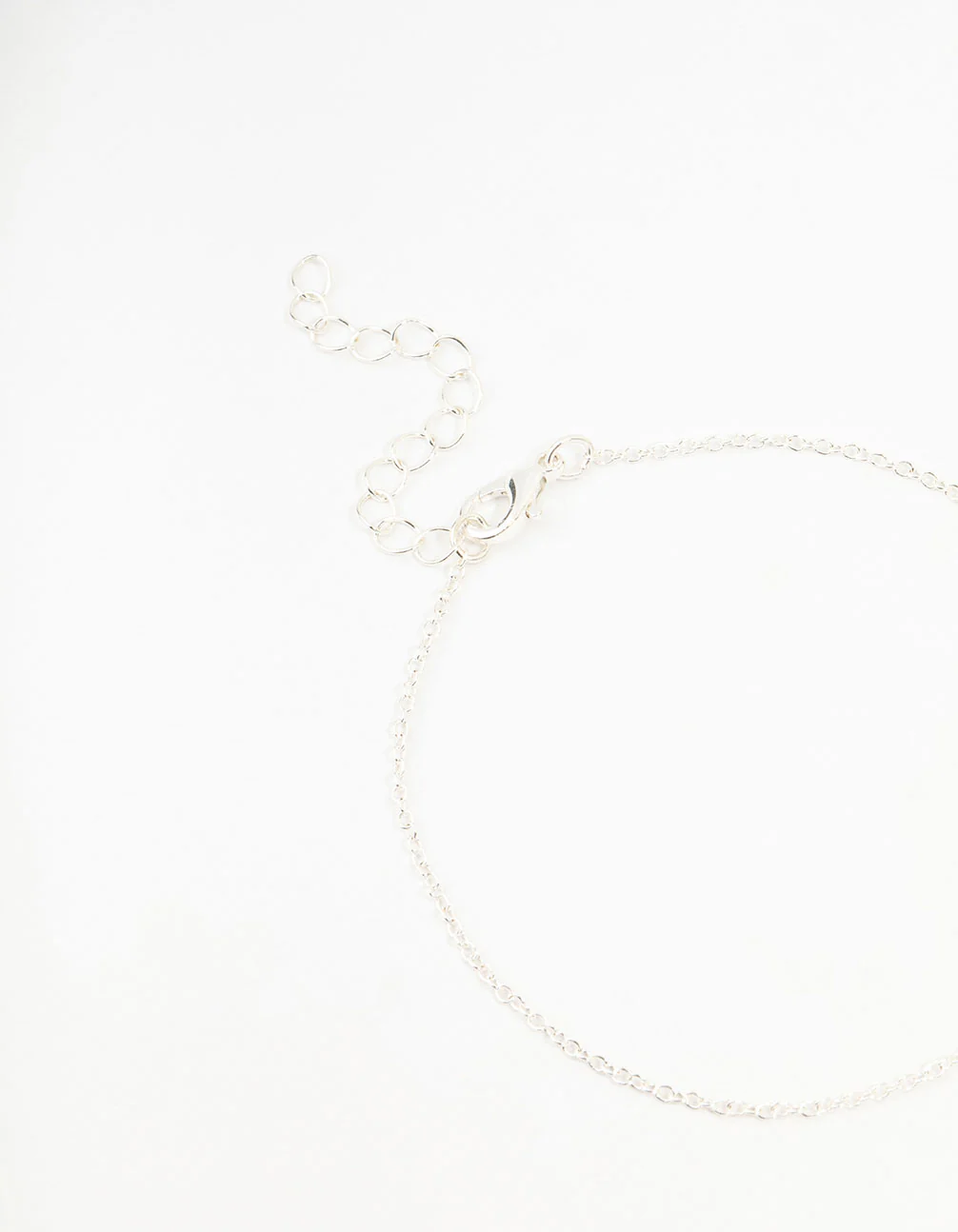 Silver Pearl Beaded Anklets 2-Pack - Image 3