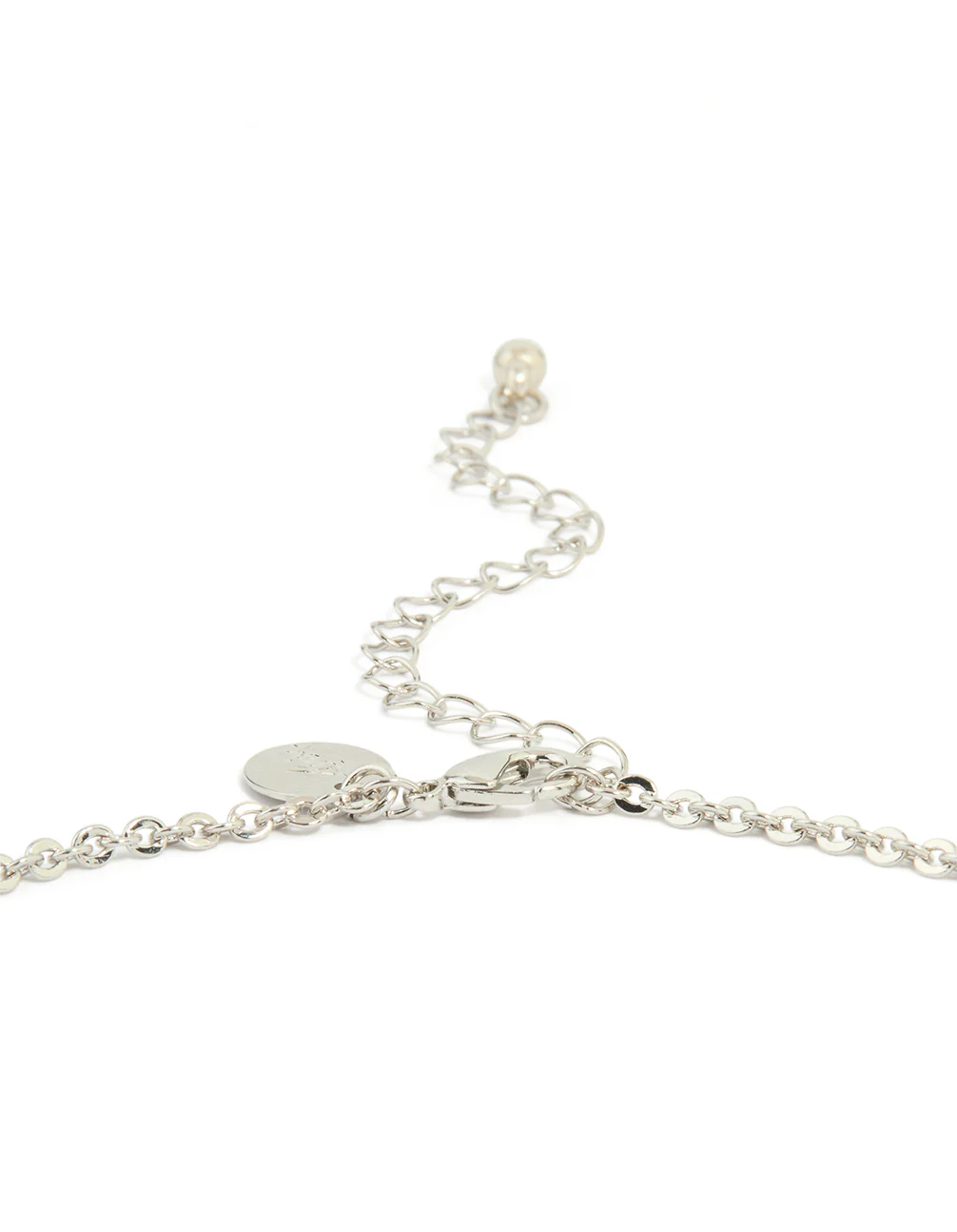 Silver Pearl Cubic Zirconia Y-Necklace - Image 3