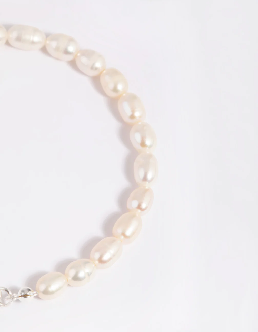 Silver Plated Pearl T & O Bracelet - Image 7