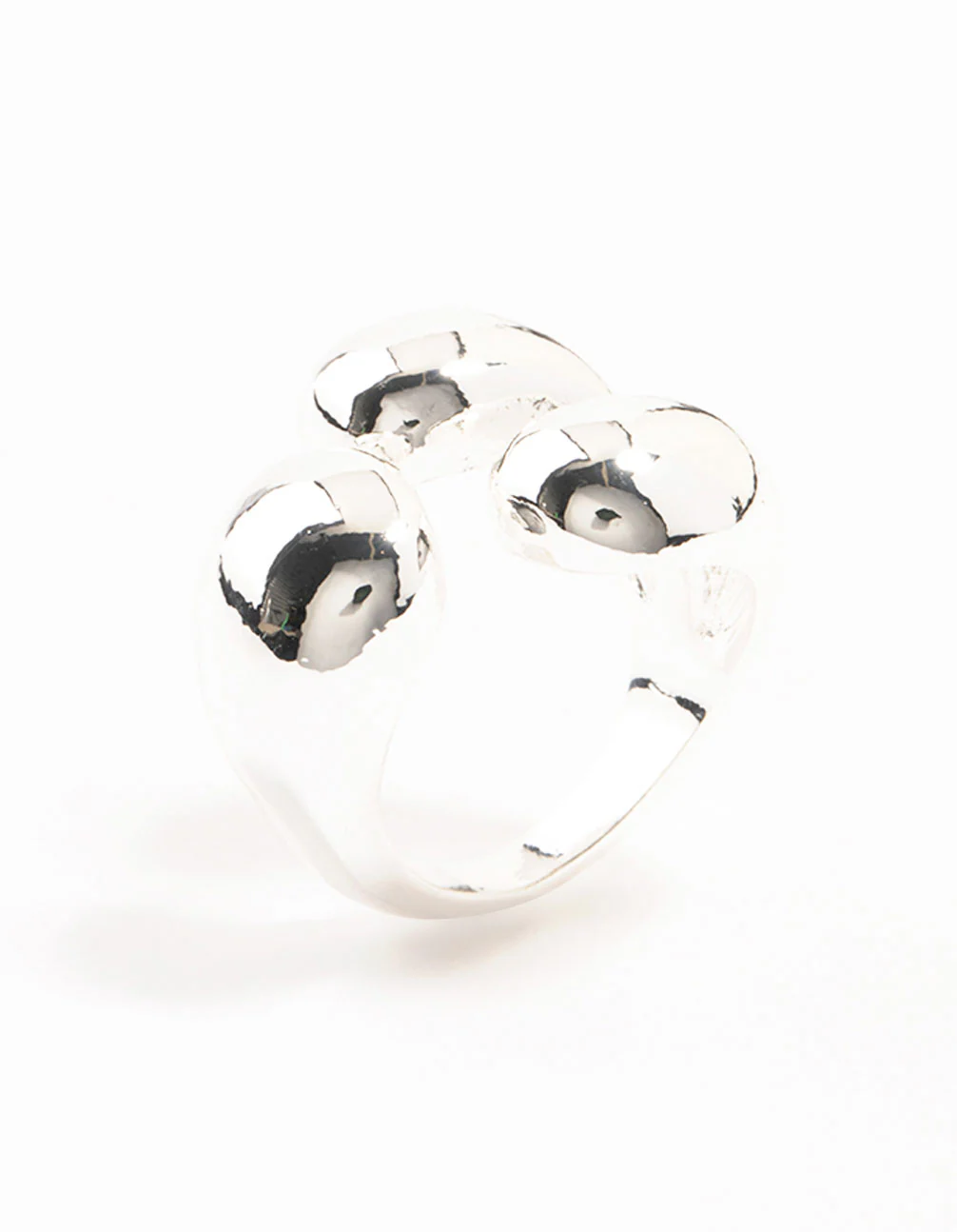 Silver Plated Bubbly Wrapped Ring - Image 2